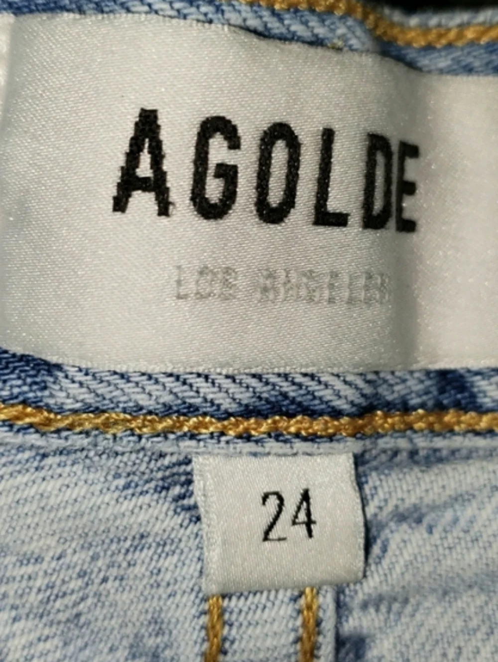Agolde Riley High Rise Straight Crop Jeans In Shatter - Picture 5 of 8